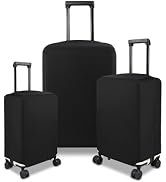 HYPER VENTURE 3 Pieces Washable Luggage Cover Set - Fashion Suitcase Protector Fits 18-30 Inch Lu...