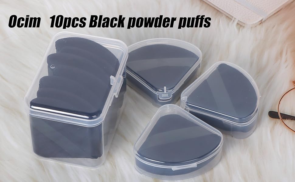 triangle powder puff