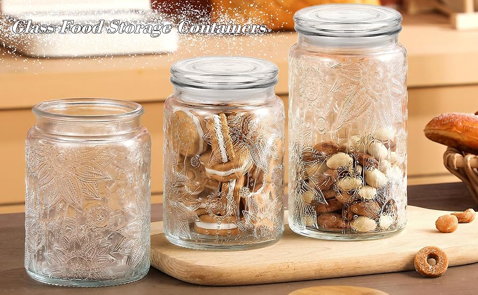canisters for kitchen counter candy jars with lids candy jar container