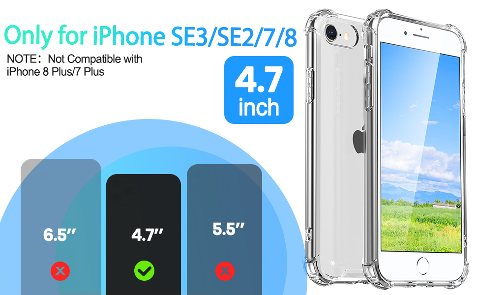 iPhone se Case Clear for iPhone se Clear Case iPhone 8/7 Phone Case