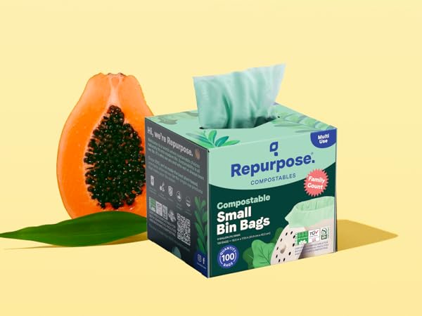 small bin bags, 3 gallons, 100 count