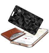 Vrebrey Wallet Tracker Card, Slim Rechargeable Bluetooth Item Locator, Smart Finder Compatible wi...