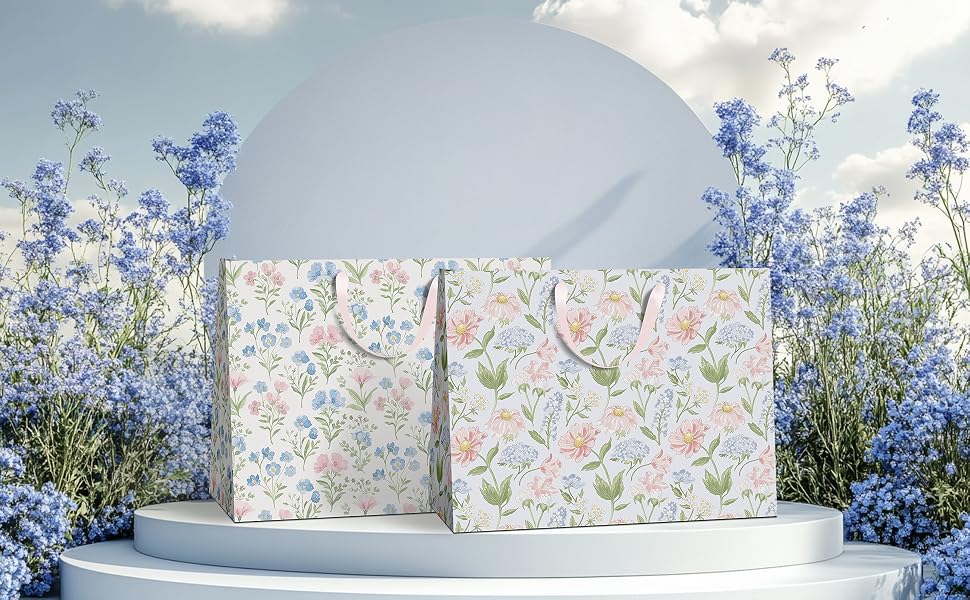 gift bag with tissue paper