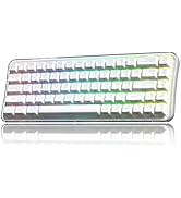 COSTOM Q61 PRO Wireless Keyboard with RGB Backlighting, 60% Mechanical Gaming Keyboard, Hot-Swapp...