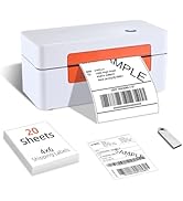 vretti USB Shipping Label Printer - 4x6 Thermal Label Printer for Shipping Packages Small Busines...
