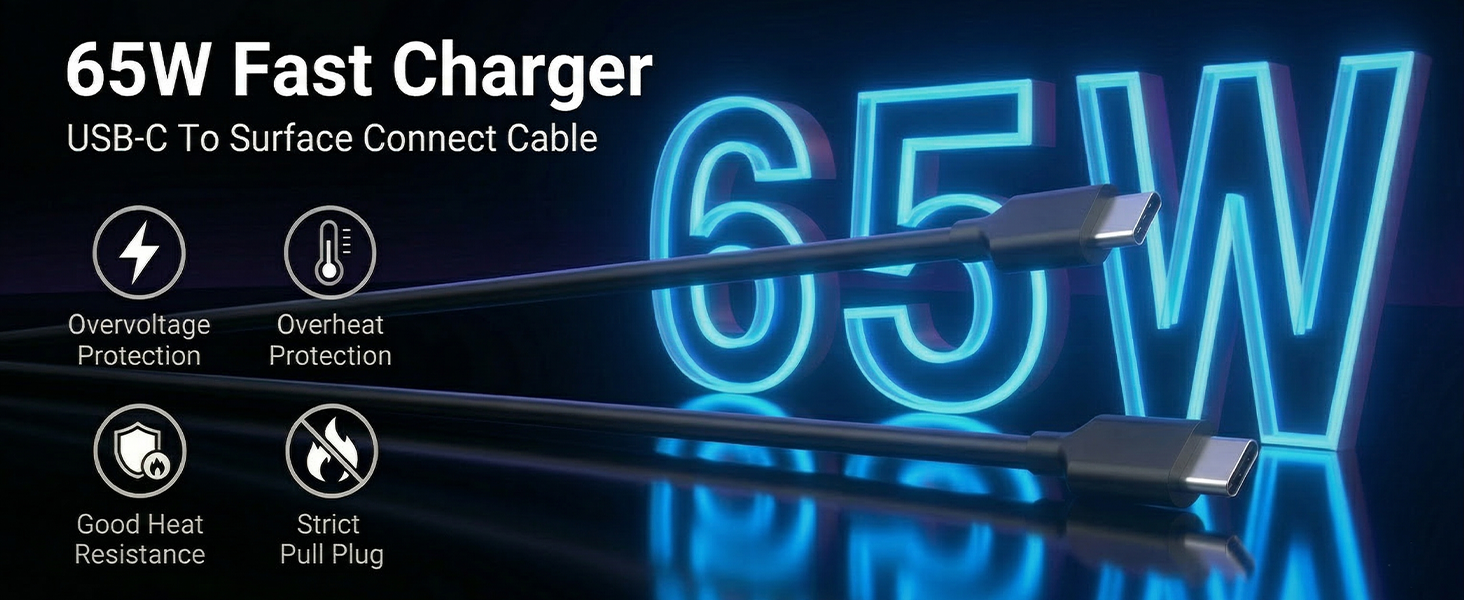 65w usb c laptop charger