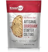 KneadAce Sourdough Starter Culture, Fast Activation Sour dough Starter, Your Cornerstone of Perfe...