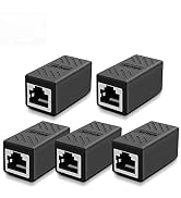 Y.D.F RJ45 Coupler, Network Coupler, Ethernet Connectors, Hielded in-Line Coupler for Cat7/Cat6/C...