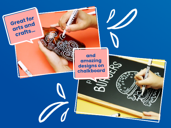 Great for arts and crafts and amazing designs on chalkboard