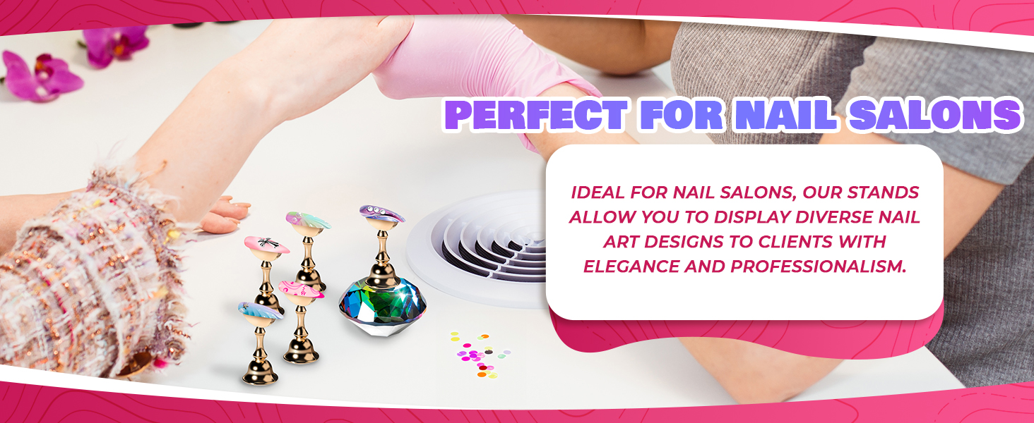 Nail Art Practice Stands
