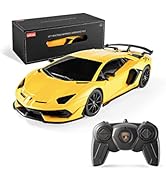 BEZGAR 1:24 Scale Lambo Remote Control Car, Electric Sport Racing Hobby Lambo Toy Car Model Vehic...