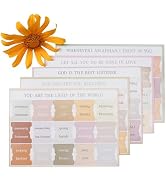 Cesil Bible Tabs, 75 Laminated Index Tabs for Bible Study, Pink