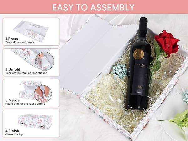 Gift Box with Magnetic Lids