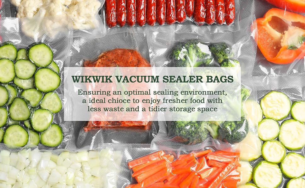 food saver bags quart size, vacuum sealer bags, food storage bags