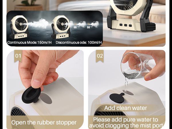 battery fan