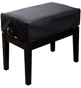 mooson Adjustable Piano Bench Dust Cover Waterproof and Scratch-Resistant Covers Only