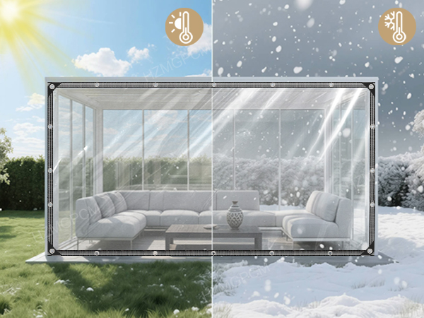 clear waterproof tarp