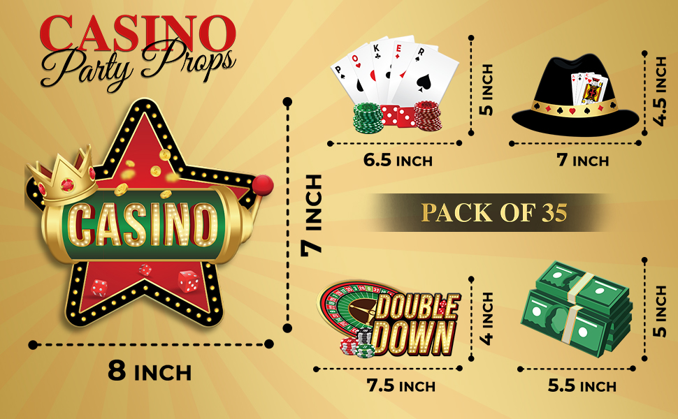 casino theme party decorations