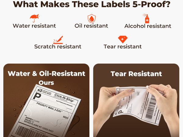 4x6 thermal labels