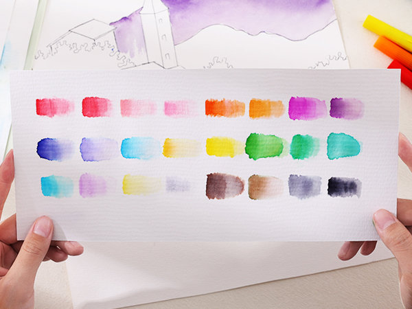 watercolor pens