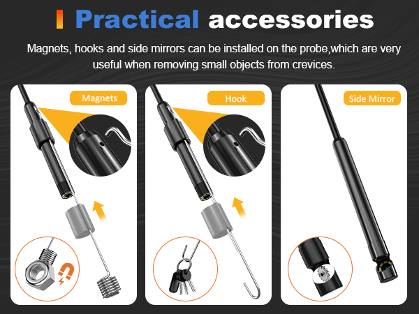 borescope endoscope camera with light