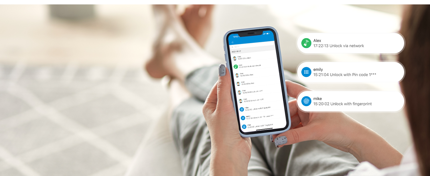 Activity Logs: Track who entered and when through detailed access history