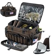 VIGEGARI Large Pistol Range Bag Shooting - Tactical Gun Range Bag Pistol Cases, Gun Bags for Hand...