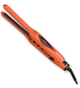 BANGMENG Pencil Flat Iron, 3/10 Inch Small Hair Straightener for Short Hair | Travel Mini Flat Ir...