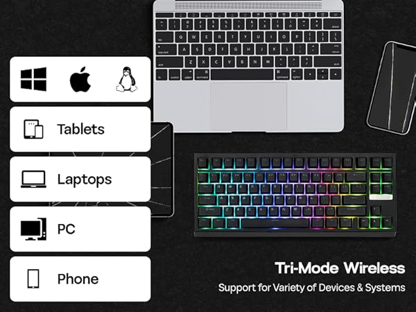 EPOMAKER G84 80% Gasket Mechanical Keyboard