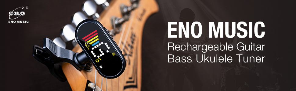 Rechargeable guitar tuner ET-10