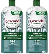Cascade Rinse Aid Platinum, Dishwasher Rinse Agent, Regular Scent, 30.5 Fl Oz (Pack of 2)