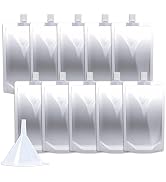 Cloudslucky 8OZ 10PCS Pouches,Concert Plastic Bags, Food Grade Plastic, Reuseable Runner Sport Ca...