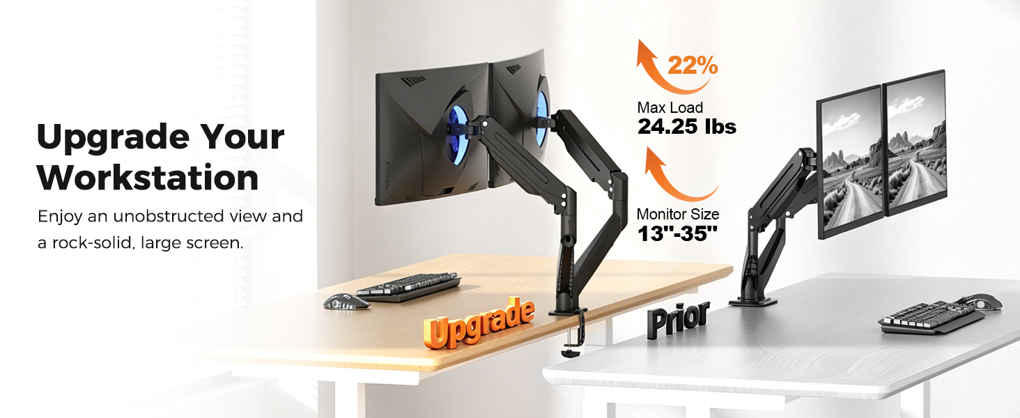 monitor arms for 2 monitors