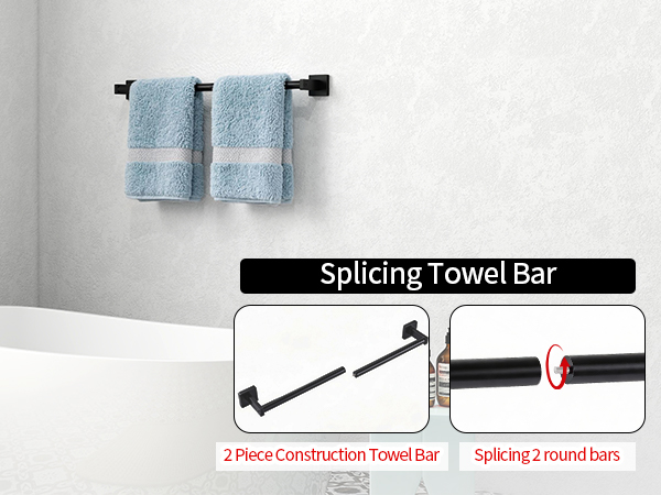 Towel Bar for Bathroom Wall
