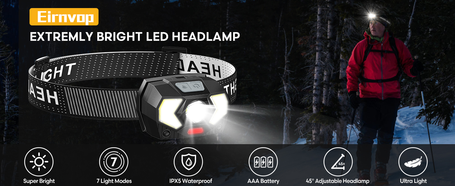 headlamp battery powered