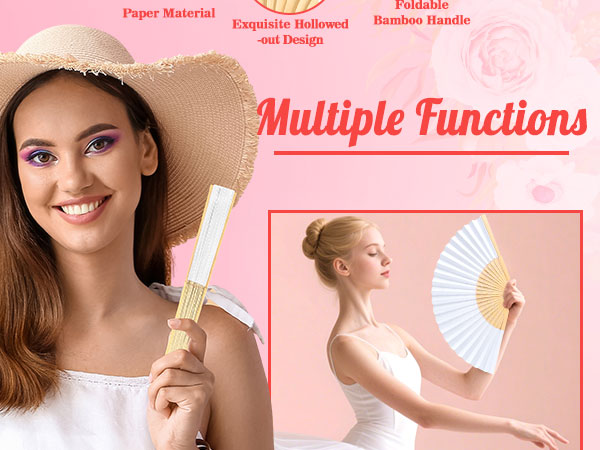 Handheld Paper Fans