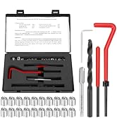 25Pcs M7x1 Thread Repair Kit Stainless Steel Twisted Drill Wrench Threaded Insert Tap Insertion Tool