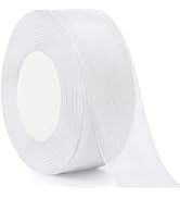 Jutieuo 1-1/2 Inch White Sheer Christmas Organza Ribbon for Bow Making, Gift Wrapping, Christmas ...