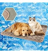 MeiLiMiYu Dog Cooling Mat 2026 Upgraded Arc-Chill Cooling Dog Bed Mat, Washable Pet Cooling Pad (...