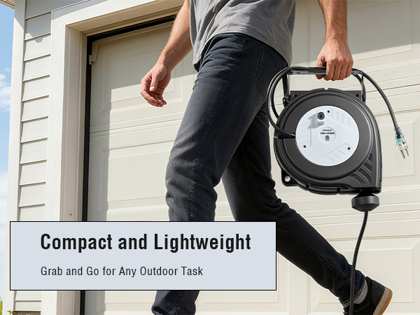 Portable Extension Cord Reel