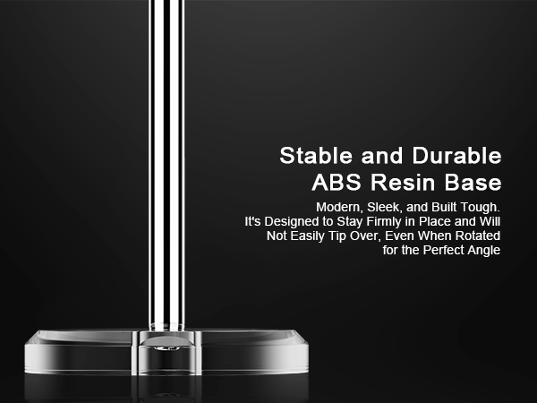 Stable and sturdy ABS base