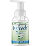 Refresh Liquid Wipe Toilet Paper Foam, Original Formula, 8.45 Fl Oz (1 Pack)