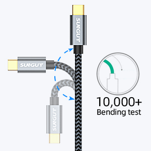 male to Micro B male hard drive cable