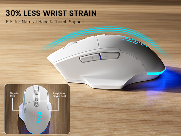 ergo rgb backlit mouse
