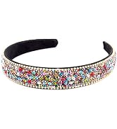 Wecoe Rhinestone Headband for Women - Crystal Bling Diamond Padded, Glitter Sparkly, Birthday Gir...