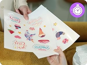 Printable Vinyl Sticker Paper for Inkjet Printer and Laser