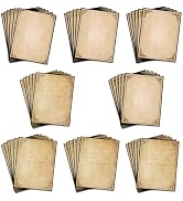 Tlenpo Vintage Stationery Paper, 80 Sheets Double-sided Printing Paper, Vintage Antique Paper, Re...