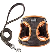 Dog Harness with Leash Set, No Pull Adjustable Reflective Step-in Puppy Pet Vest Harnesses for Sm...