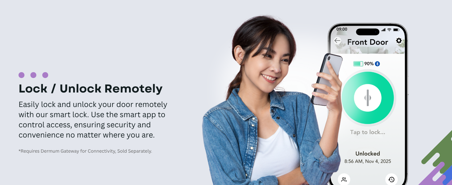 lock unlock remotely