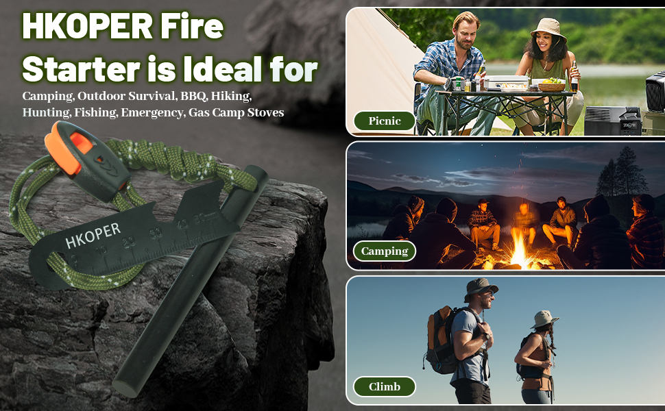 Fire Starter for Camping and Hiking